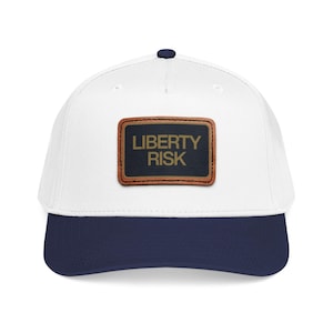 Liberty Risk Hat | Funny Navy Hat | Military Humor Cap | Veteran Trucker Hat | Sailor Gift | Deployment Patch Hat | Navy Veteran Gift