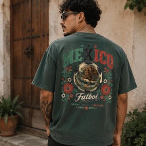 Vintage Mexico Soccer Shirt, Mexican Futbol Graphic Tee, World Cup Fan Shirt, Retro Mexico T-Shirt, Mexican Pride Gift