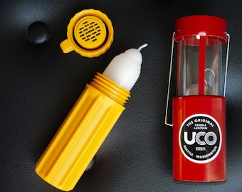 Droge container, plastic luciferdoosje, waterdichte hoes voor extra UCO-kaars, verzegelde doos en waterdichte hoes voor lucifers en UCO-kaarsen, opberger
