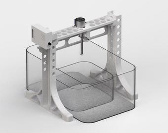 Digital File for 3d printing - Rotating Jig, rotary device for electroplating, motorized rotating hanger, copper, silver, jewelry plating