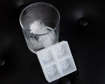Personalized Silicone Mini Ice Cubes Mould, Custom Whiskey Ice Cube Tray, Customized Silicone Ice Mold, Ice Stamp for Soft Drinks Ice Cubes