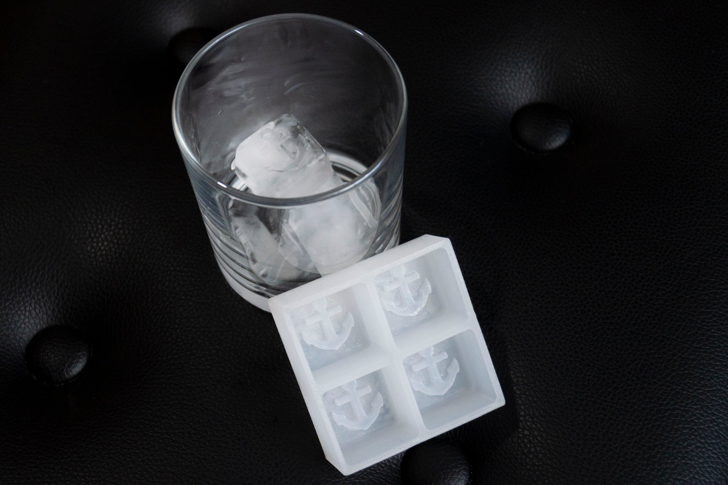 TOSSOW Mini Cube Ice Trays with Lid 3 Pack Silicone Ice Cube Tray