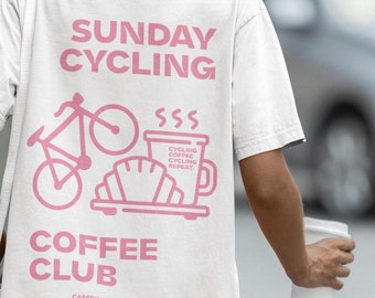 Sunday CYCLING coffee t-shirt US,unisex Cycling shirt,Cycling gifts, bike shirt, Cycling jersey, bike coffee shirt, bike gift