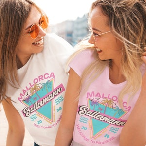MALLORCA Unisex T-Shirt, MALLE Shirt, girls trip Mallorca, beach shirt, holiday shirt, beach shirt, summer shirt, Mallorca holiday, shipping EU