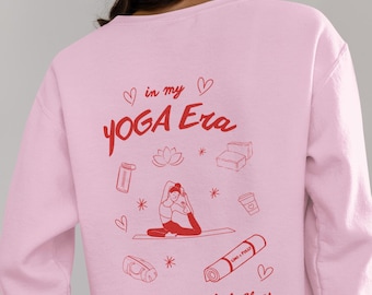 Cozy Yoga Sweater – Inhale Exhale Pullover for Meditation, Relaxation & Everyday Comfort