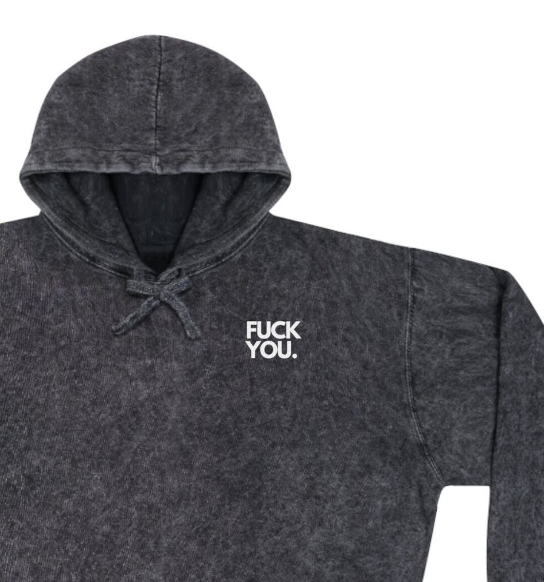 STATEMENT FUCK YOU Unisex Hoodie, Statement Hoodie, Fuck You