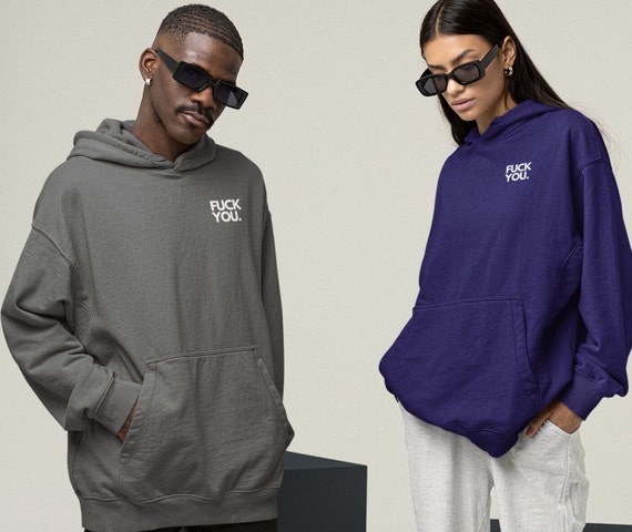STATEMENT FUCK YOU Unisex Hoodie, Statement Hoodie, Fuck You