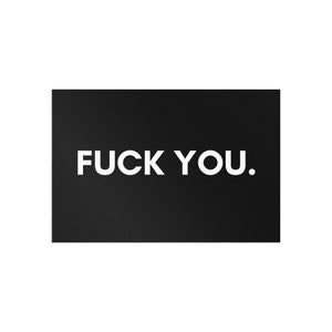 FUCK YOU Cartoline, fanculo ti amo, fanculo il cancro, fanculo la carta, fanculo, fanculo San Valentino, fanculo, fanculo la carta, fanculo il regalo,