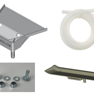 Fiat Ducato 3 - Regenauffangwanne Komplettset für Motorraum & Lüftungseinlass inkl. Schlauch und Montagematerial