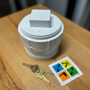 Screw Top Geocache 4”