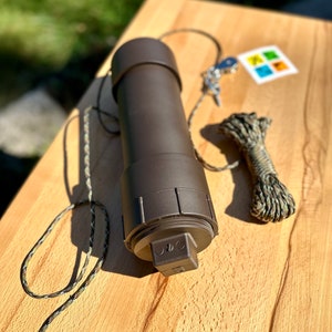 Geocache PVC Container with Pulley