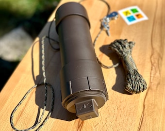 Geocache PVC Container with Pulley