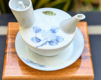 Japanese Vintage Soy Sauce Dispencer - Never Used - Arita Porcelain Made in Japan