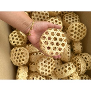 5 Caixa de embrulho de presente de bambu - Natural feito à mão tailandês ecologicamente correto folha de palmeira presente/produtos embalagem decoração cesta