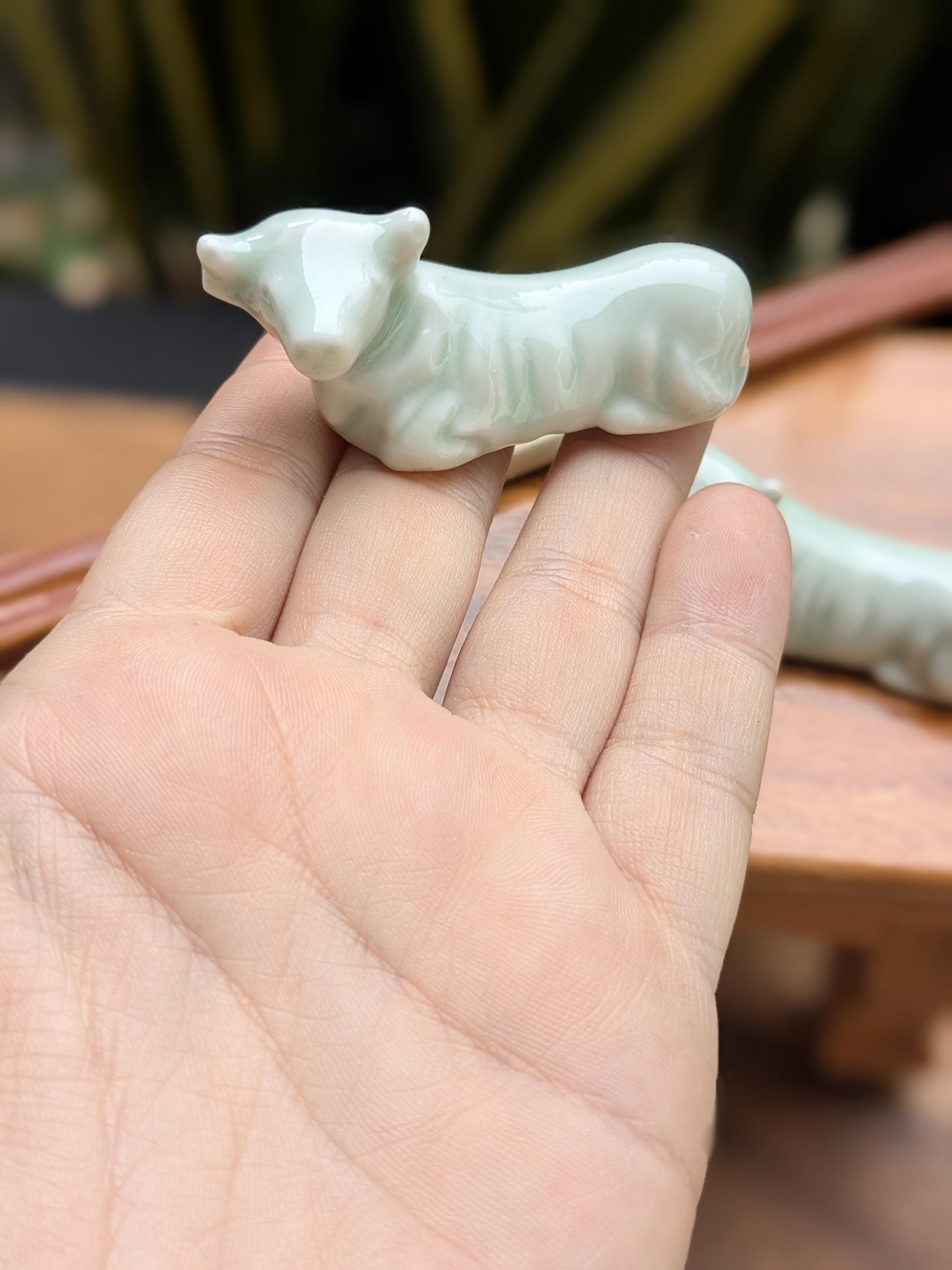 White Porcelain Bull - Etsy Canada