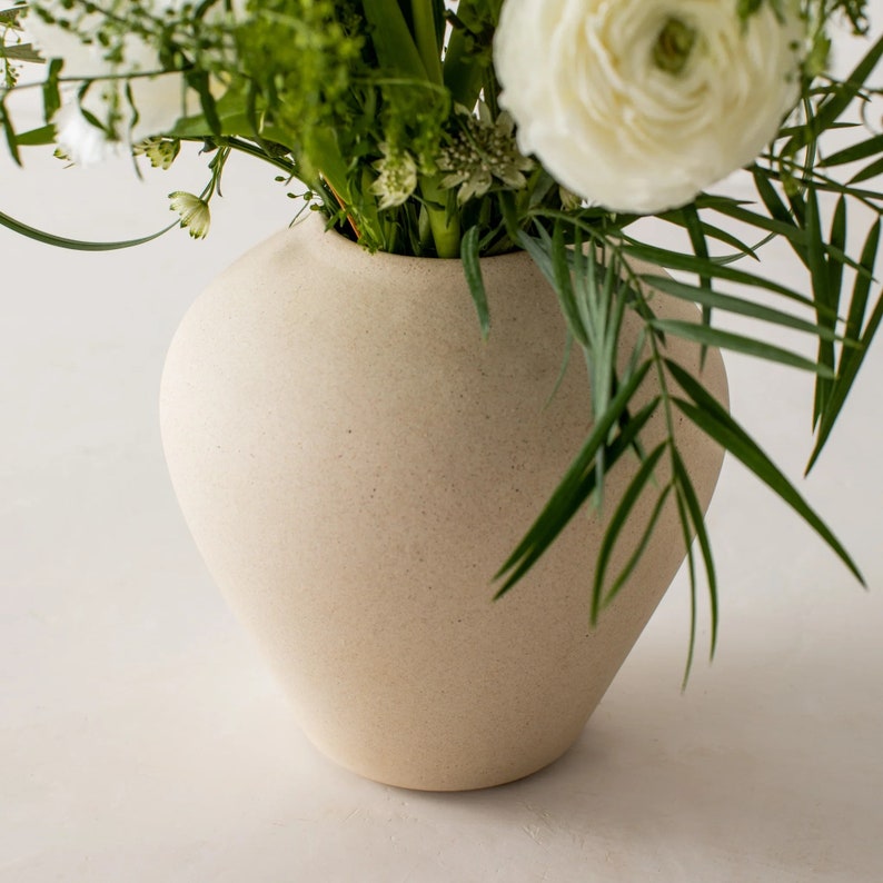 Verdure Vase No. 3 Raw Stoneware image 5