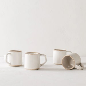 10 oz Minimal Mug Stoneware Artisan Mugs Pottery Mugs Luxury Pottery Mugs Mugs Artisan Pottery Dinnerware Mugs Coffer Mugs image 3