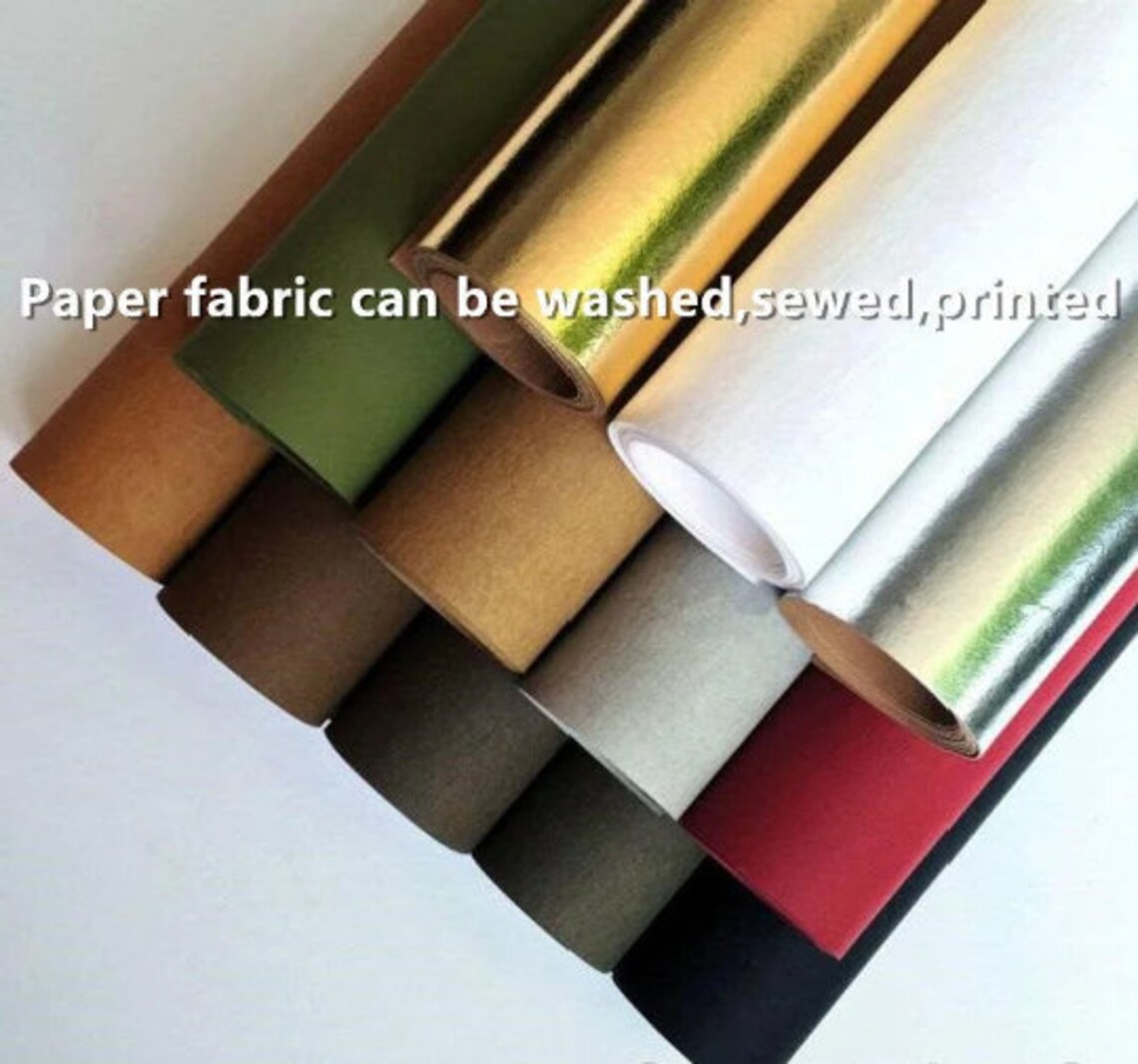 Kraft Paper Fabric, Washable, DIY, Multi-color, Vintage Style, A Half ...