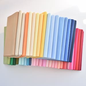 Cotton Fabric, Twill, Mercerization, Sewing, Design, Plain color, Textile printing, Multi-color, A half yard (C023)