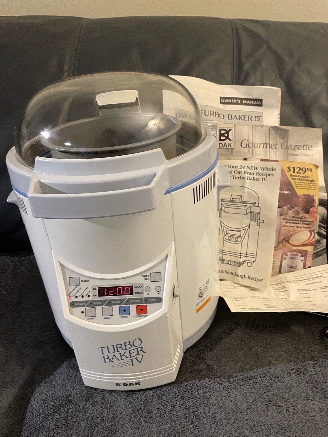 DAK Turbo Baker IV Dome Lid Bread Machine Dough Maker Fab2000 Etsy