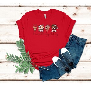 Christmas Dogs T-Shirt, Dog Mom Shirt, Christmas Dogs Shirt, Dogs Shirt, Puppies Shirt, Christmas Shirt, Christmas Shirt