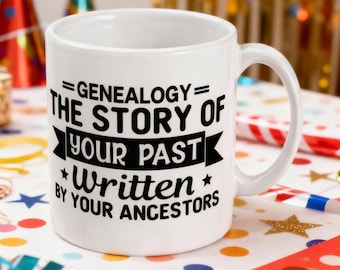 Genealogie-Vorfahren-Story-Tasse