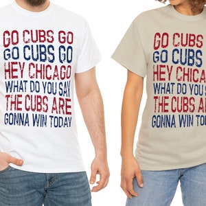 Chicago Cubs Shirt | Go Cubs Go Shirt | Chicago Baseball Tshirt | Sports Graphic Tee | Game Day Unisex T-shirt
