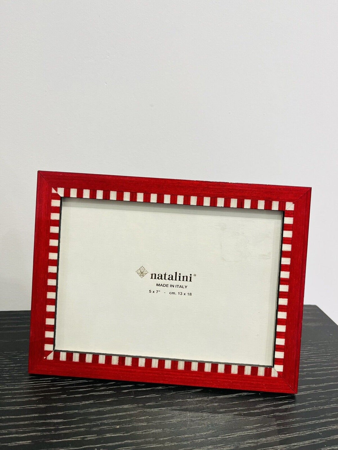 NATALINI Red Check Photo Frame 4x7in Etsy