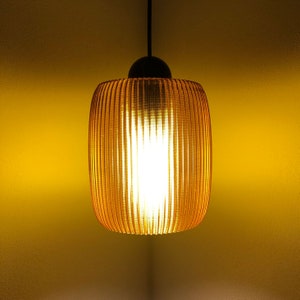 Paralume a sospensione MARO stampato in 3D / Stampato in 3D / Design retrò / Lampada a sospensione / Solo LED