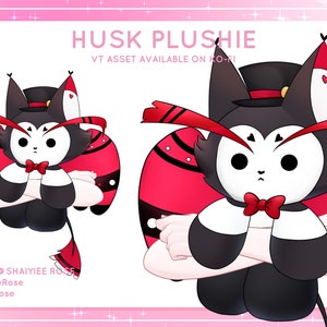 Live2d HUSK Plushie || Hazbin Hotel || Vtuber Asset
