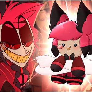 2D Alastor plushie VTUBER ASSET image 2