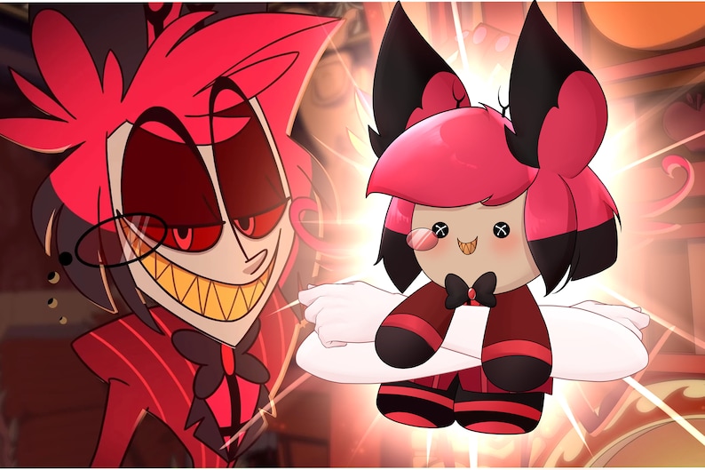 2D Alastor plushie VTUBER ASSET image 2