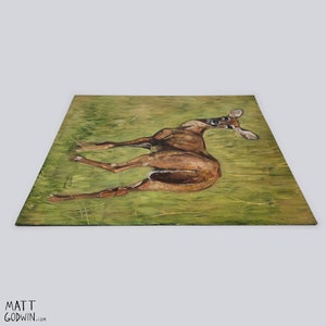 Young Deer Painting by Matt Godwin, Original Art, Oil on Canvas Panel, 11x14 image 2