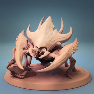 Ankheg Premium dnd Miniature Mini FREE DELIVERY | 28mm 32mm to 100mm | Resin 3D Printed 5e warhammer high quality insect miniature role games