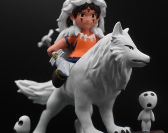 Princess Mononoke Figure – 3D Printed Anime Statue Inspired by