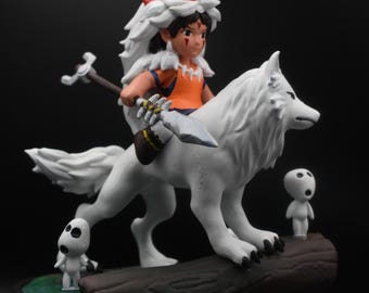 もののけ姫フィギュア – スタジオジブリにインスパイアされた3D