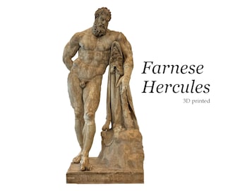 ファルネーゼのヘラクレス彫刻 – ナポリ美術館所蔵の3Dプリント