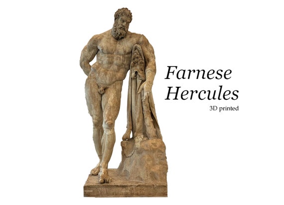 Farnese Hercules Sculpture – 3D Printed Replica From Naples Museum