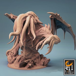 Monster Miniature – DnD 28mm 32mm Tabletop RPG Figurine | 3D Printed Resin Unpainted | Premium Fantasy D&D Miniature Mini Figure Figurine