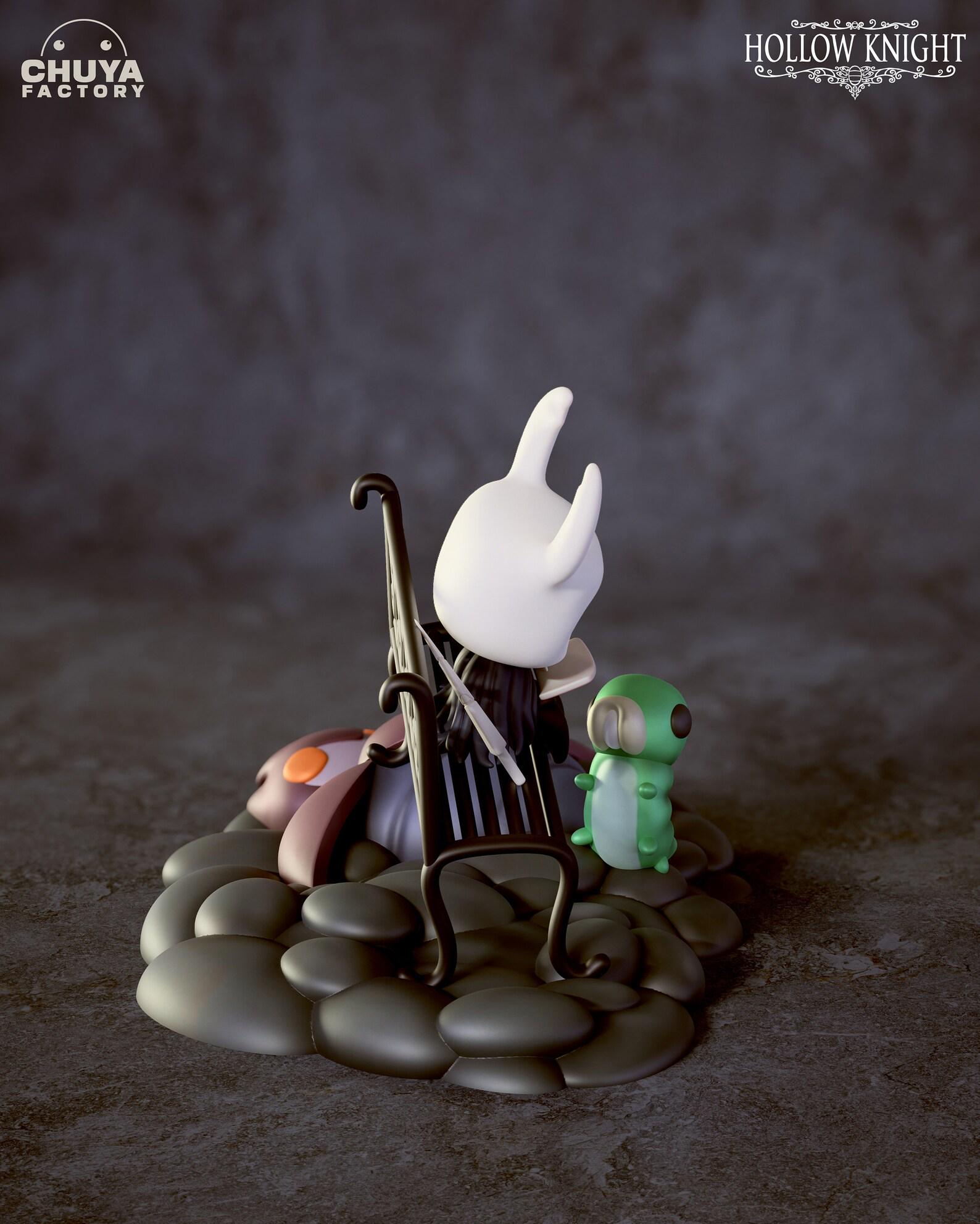 ホロウナイトのフィギュア – インディーゲームにインスパイアされた3D