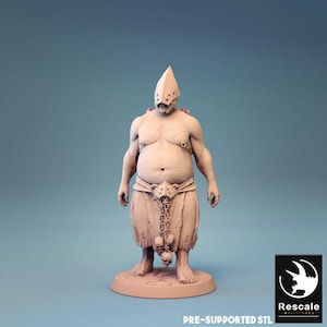 D&D Pestilent Sons - Basic Miniature Mini Figure Figurine | 28mm 32mm to 100mm | Resin 3D Printed