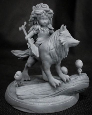 もののけ姫フィギュア – スタジオジブリにインスパイアされた3D