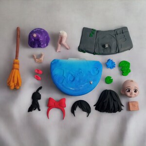Kiki's från Kikis leverans Studio Ghibli 3D-resinfigur / modell att måla eller visa upp / designad av Chuya Factory bild 6