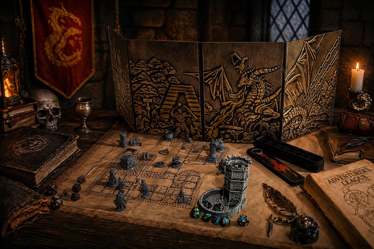 Dungeon Master Screen 5e – Foldable DM Screen With Custom Inserts | Dnd ...