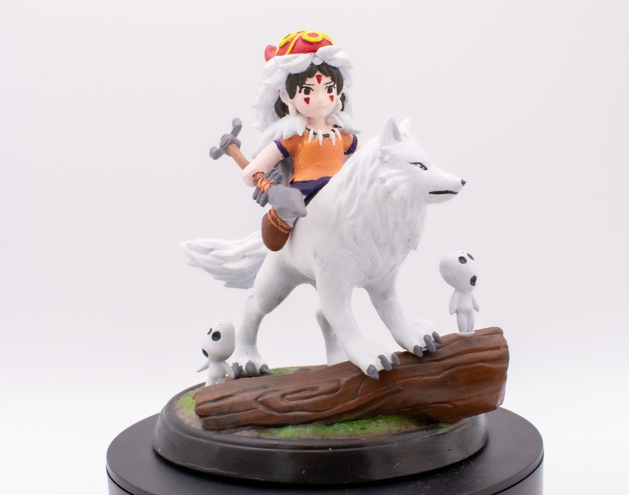 Princess Mononoke Figure - Etsy