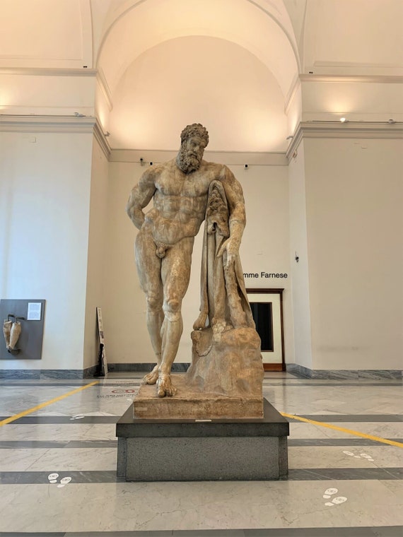 Farnese Hercules Sculpture – 3D Printed Replica From Naples Museum