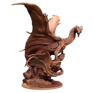 Ancient Copper Dragon Premium Dnd Miniature Mini Figure Figurine Statue ...