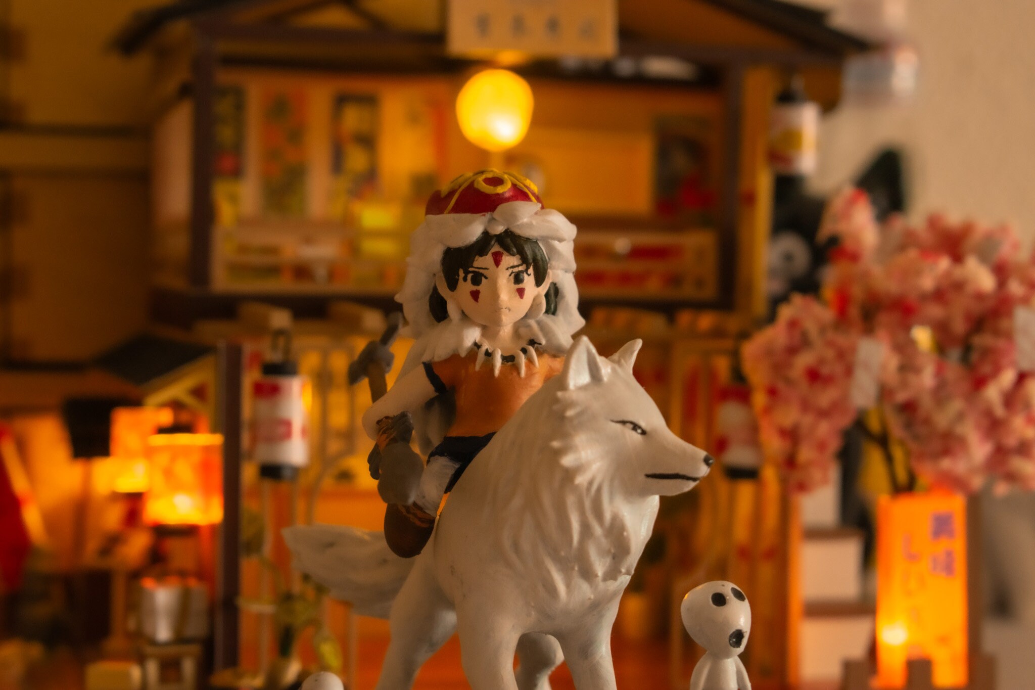 スタジオジブリ　もののけ姫　店頭用ディスプレイフィギュア もののけ姫フィギュア – スタジオジブリにインスパイアされた3D