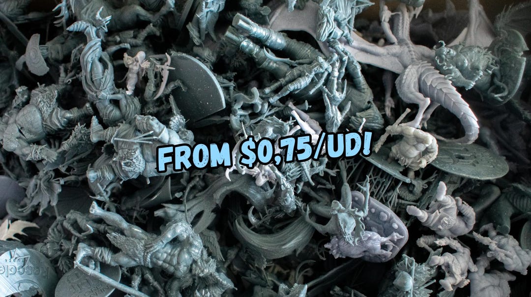 Random Dnd Miniatures – Heavy Misprint & Failed Prints Bundle ...