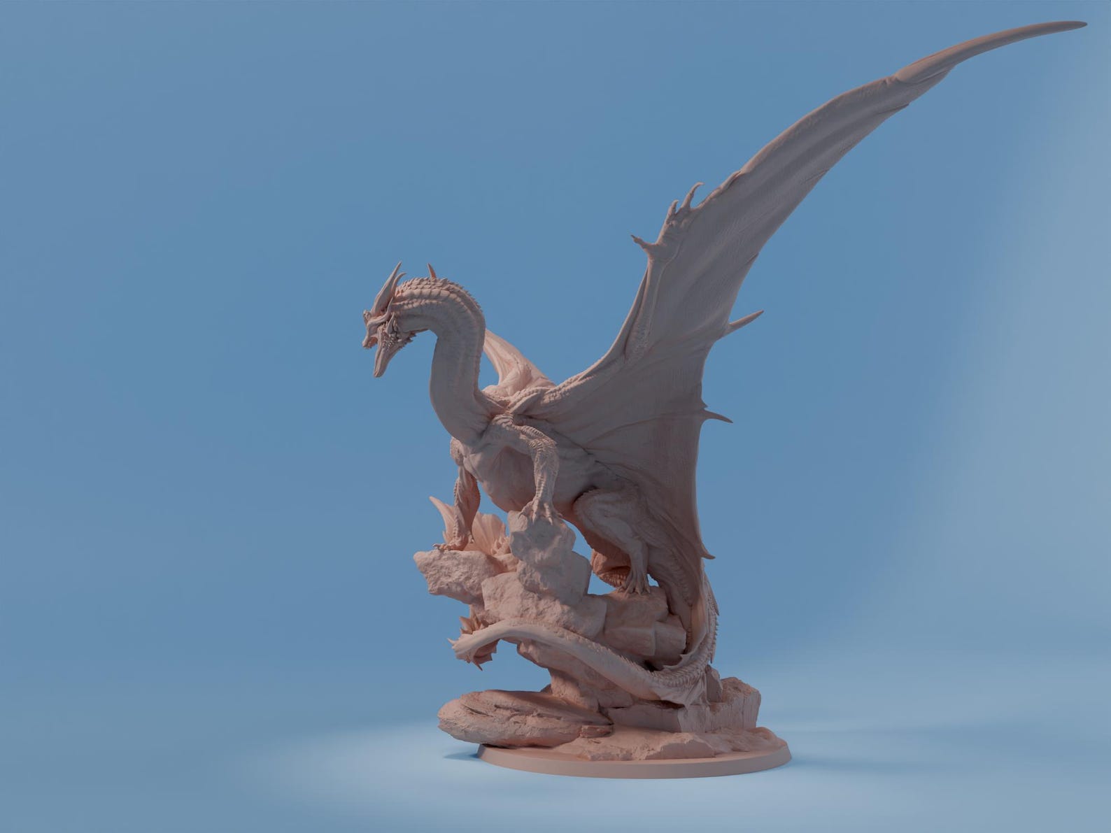 Ancient Copper Dragon Premium Dnd Miniature Mini Figure Figurine Statue ...